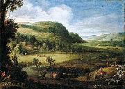 Paul Bril An Extensive Landscape oil painting artist